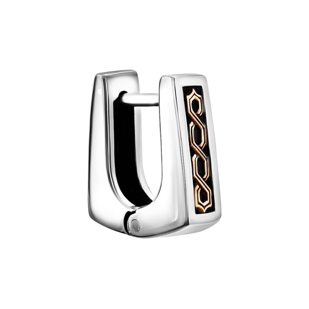 Купить Серьга из серебра "Узор" (72093)