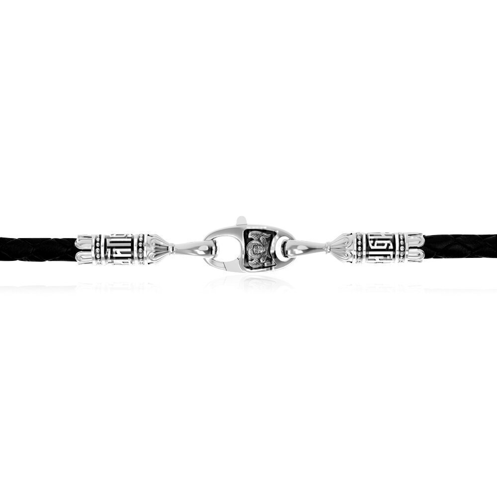 Купить Цепь-шнурок из белого золота (8333)