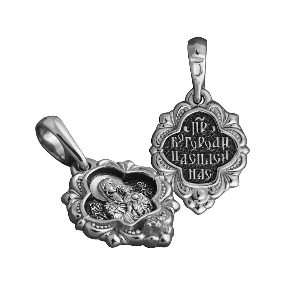 Купить Образ из серебра "Божия Матерь Неувядаемый" (52340)