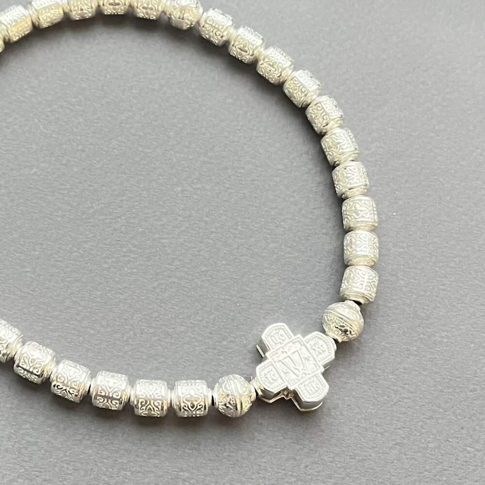 Купить Четки из серебра с крестом (81038)