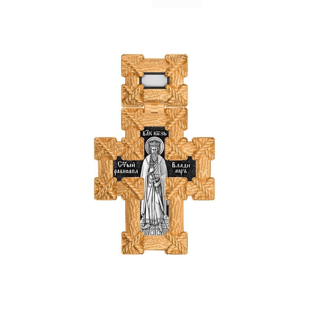 Купить Крест из серебра "Святой Князь Владимир" (42853)