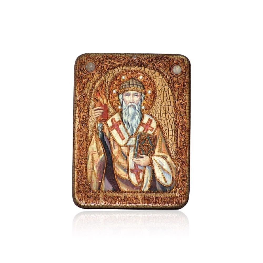 Купить Икона "Святой Спиридон Тримифунтский" (20078)