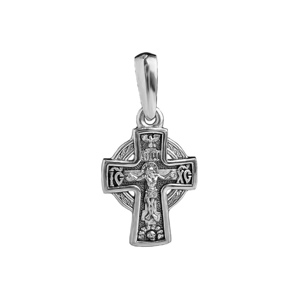 Купить Крест из серебра "Ангел Хранитель" (42432)