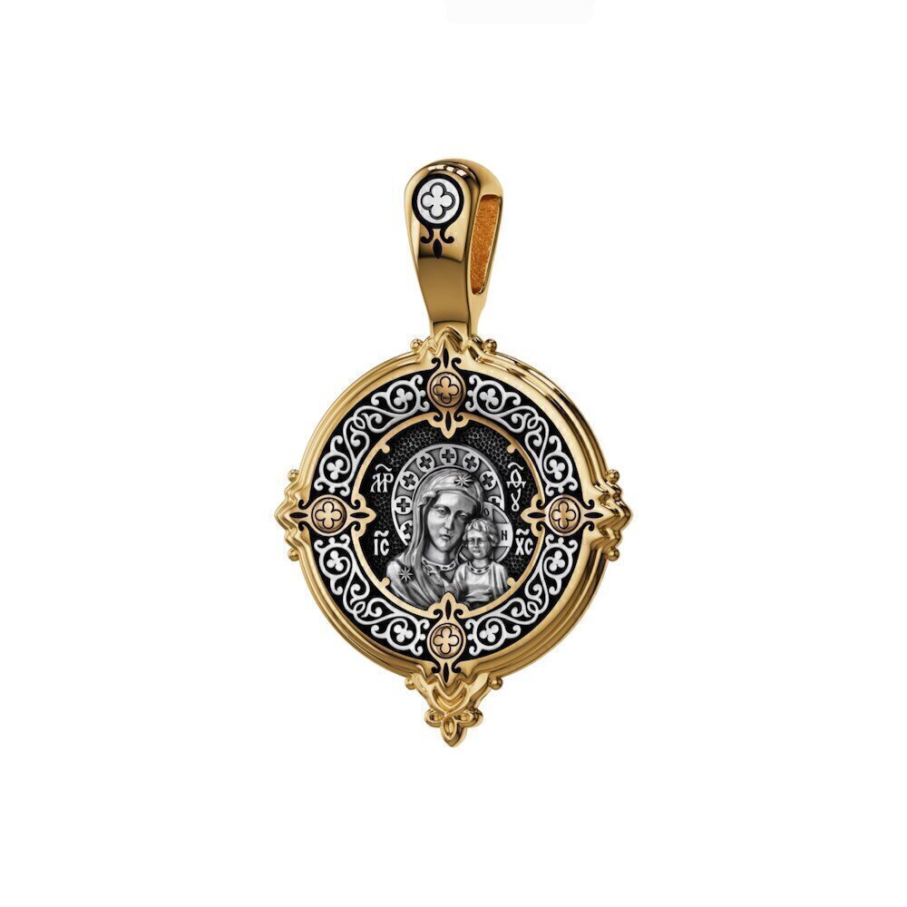 Купить Образ из серебра "Божия Матерь Казанская" (59263)