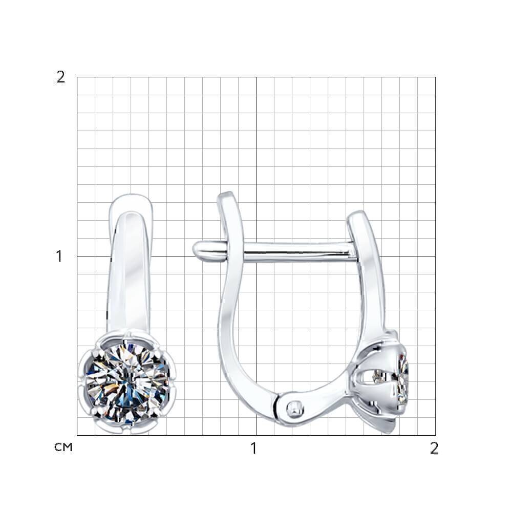 Купить Серьги из серебра (9269)