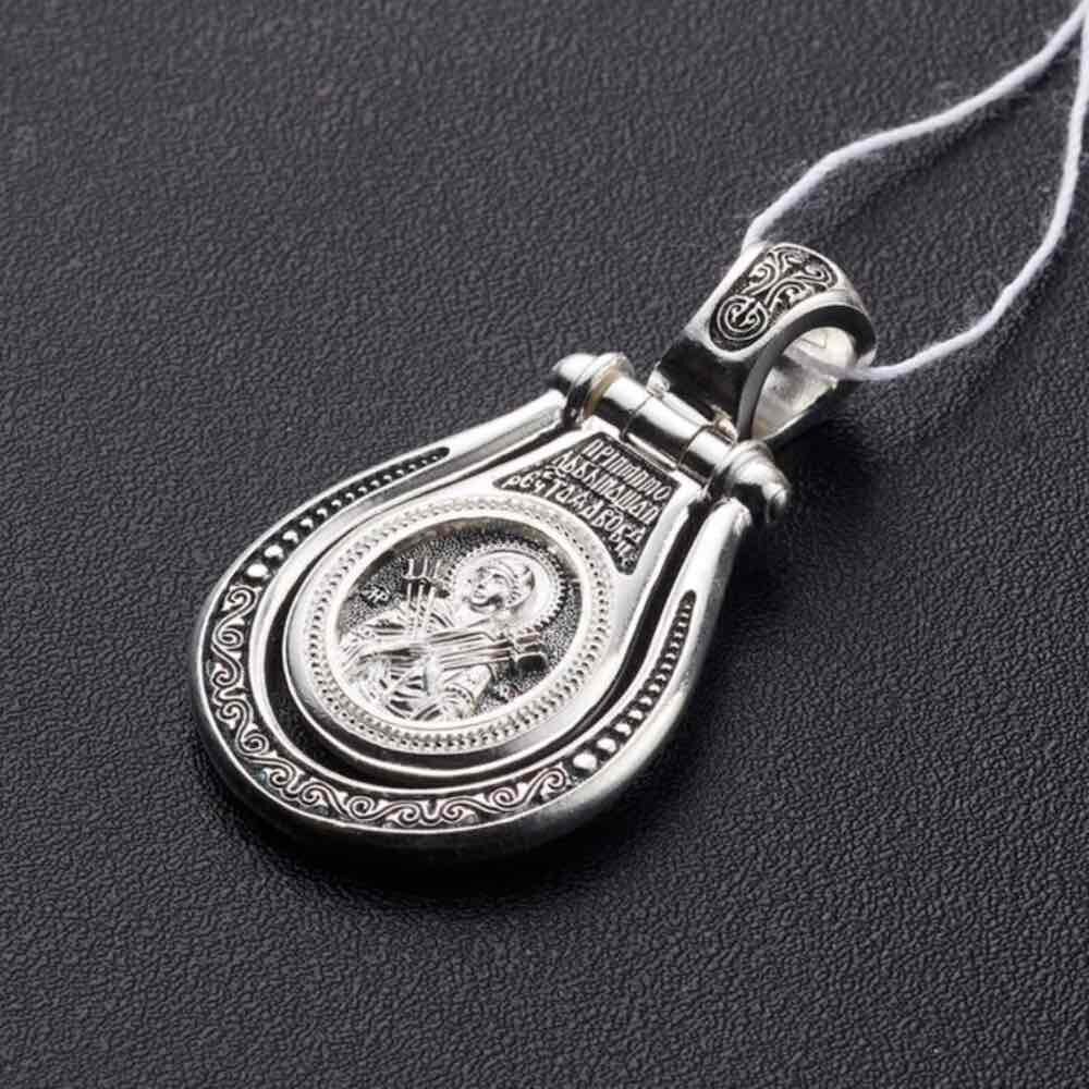 Купить Образ из серебра "Божия Матерь Семистрельная" (59373)