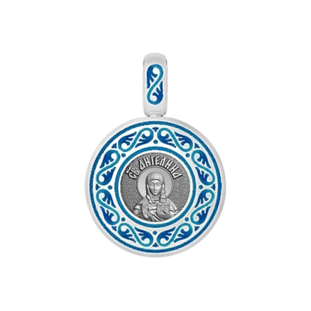 Купить Образ из серебра "Святая Мученица Ангелина" (52218)