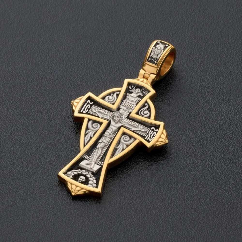 Купить Крест из серебра "Архангел Михаил" (42892)