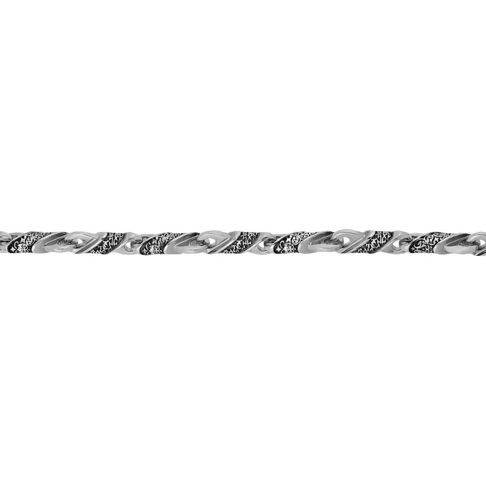 Купить Цепь литая из серебра "Молитва к Ангелу Хранителю" (92474)