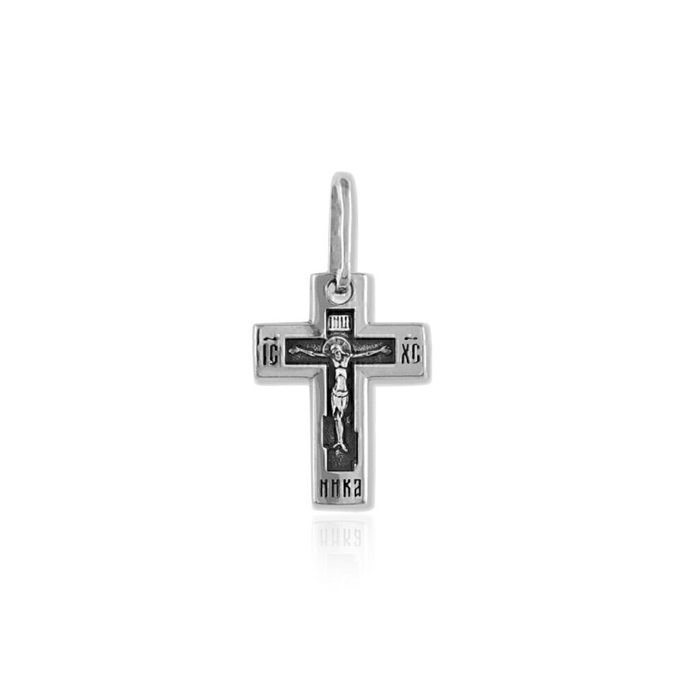 Купить Крест из серебра с молитвой (26741)