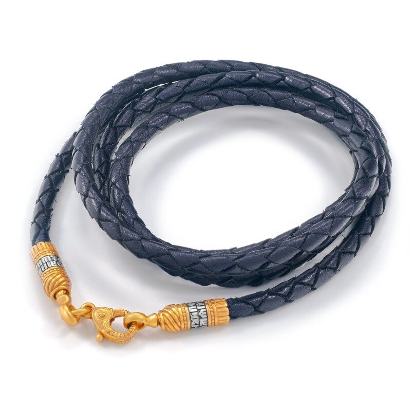 Купить Гайтан с замком из серебра "Помилуй меня грешного" (92490)