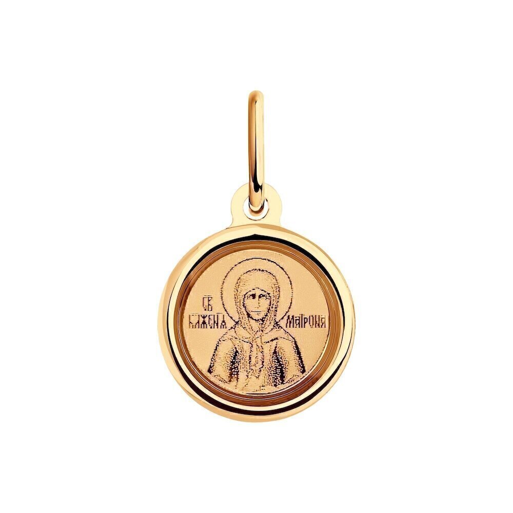 Купить Образ из красного золота "Святая Матрона Московская" (51086)