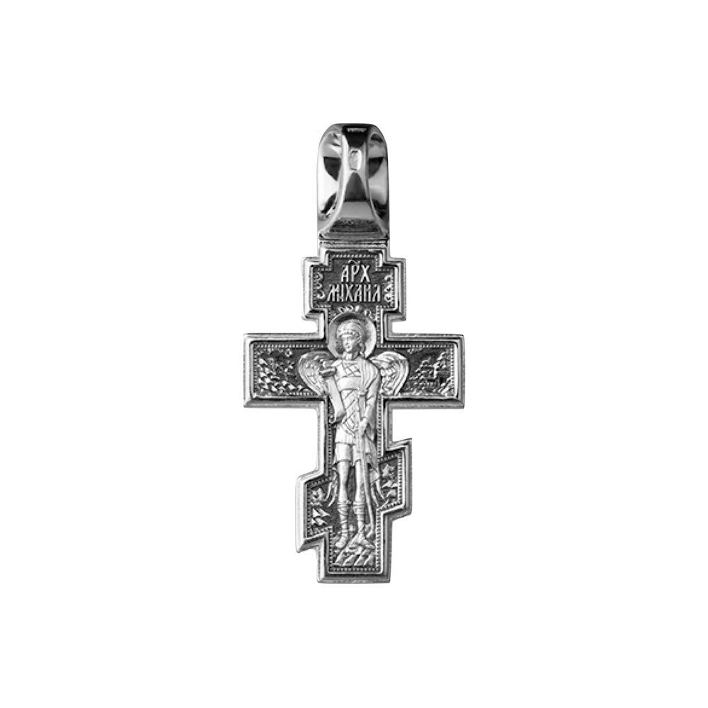 Купить Крест из серебра "Архангел Михаил" (42431)