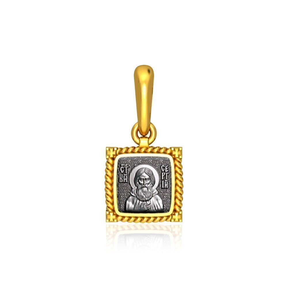 Купить Образ из серебра "Святой Сергий Радонежский" (39209)