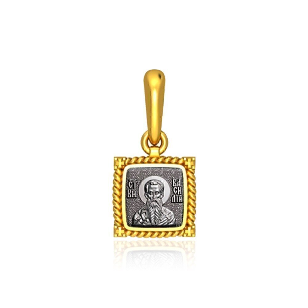 Купить Образ из серебра "Святой Василий Великий" (39299)