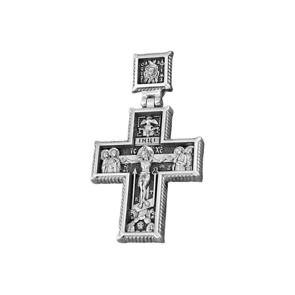 Купить Крест из серебра "Святой Сергий Радонежский" (42589)