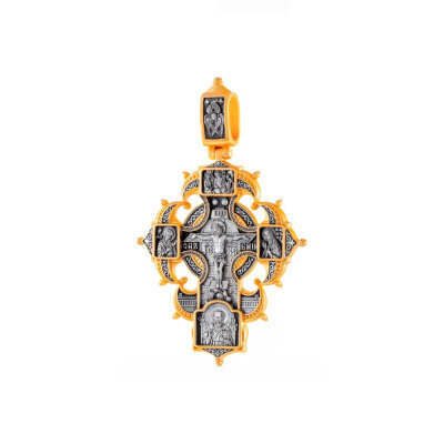 картинка Крест из серебра "Ангел Хранитель" (42880) 