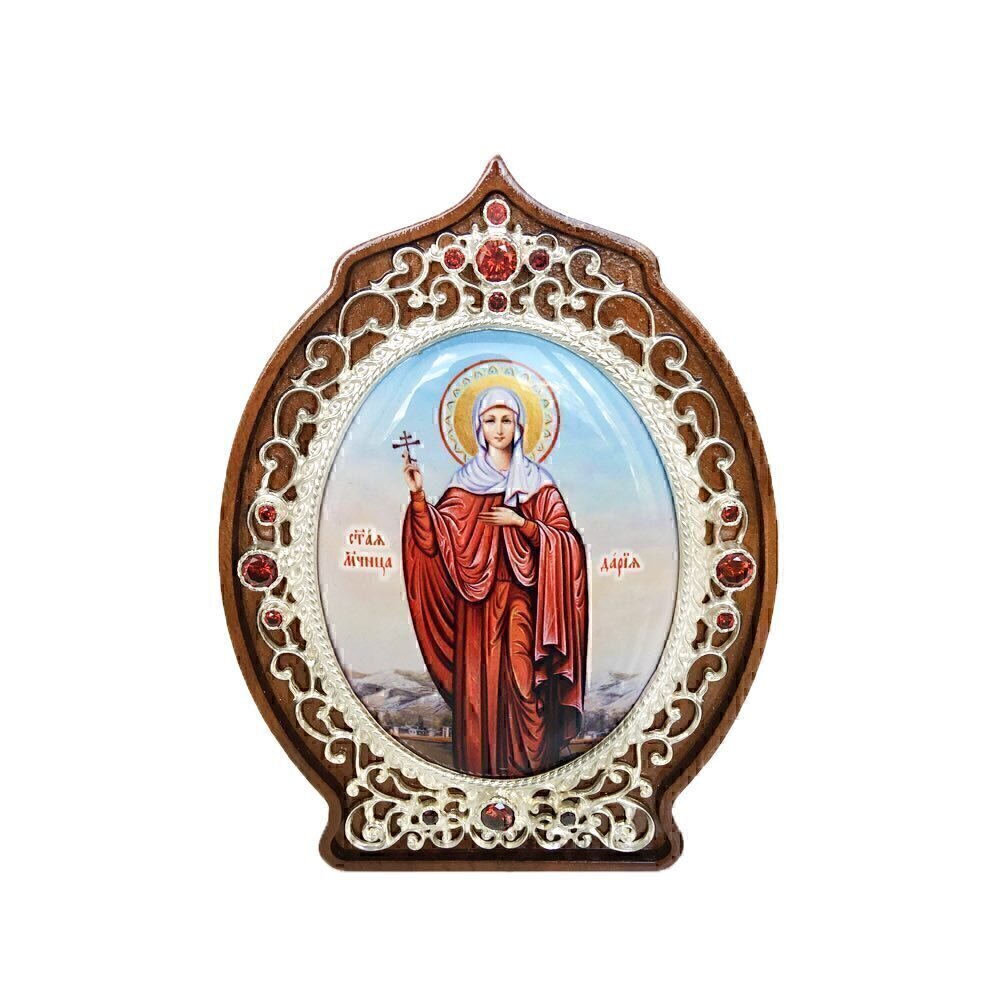 Купить Икона настольная "Святая Мученица Дарья" (1108)