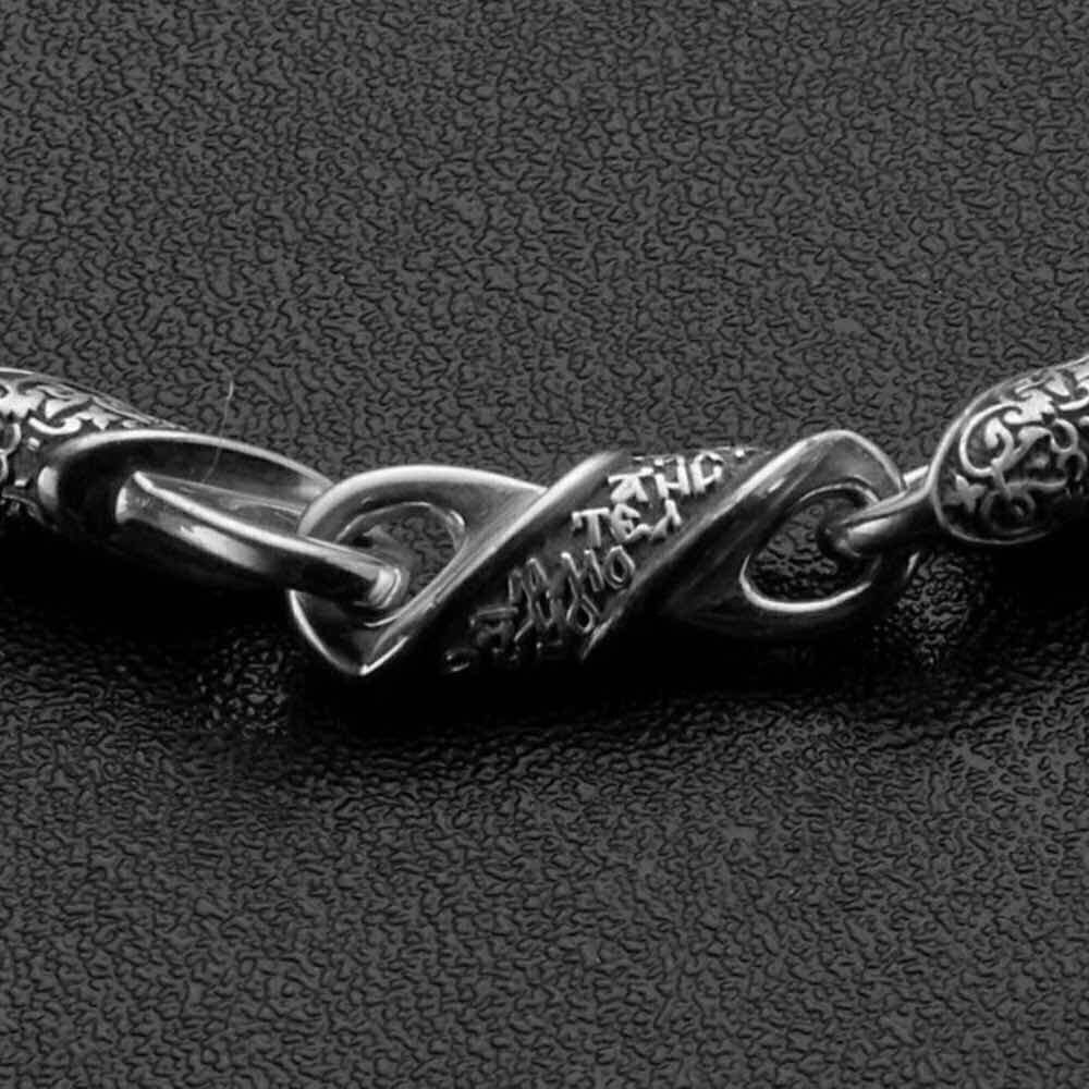 Купить Браслет литой из серебра "Ангел Хранитель" (12280)