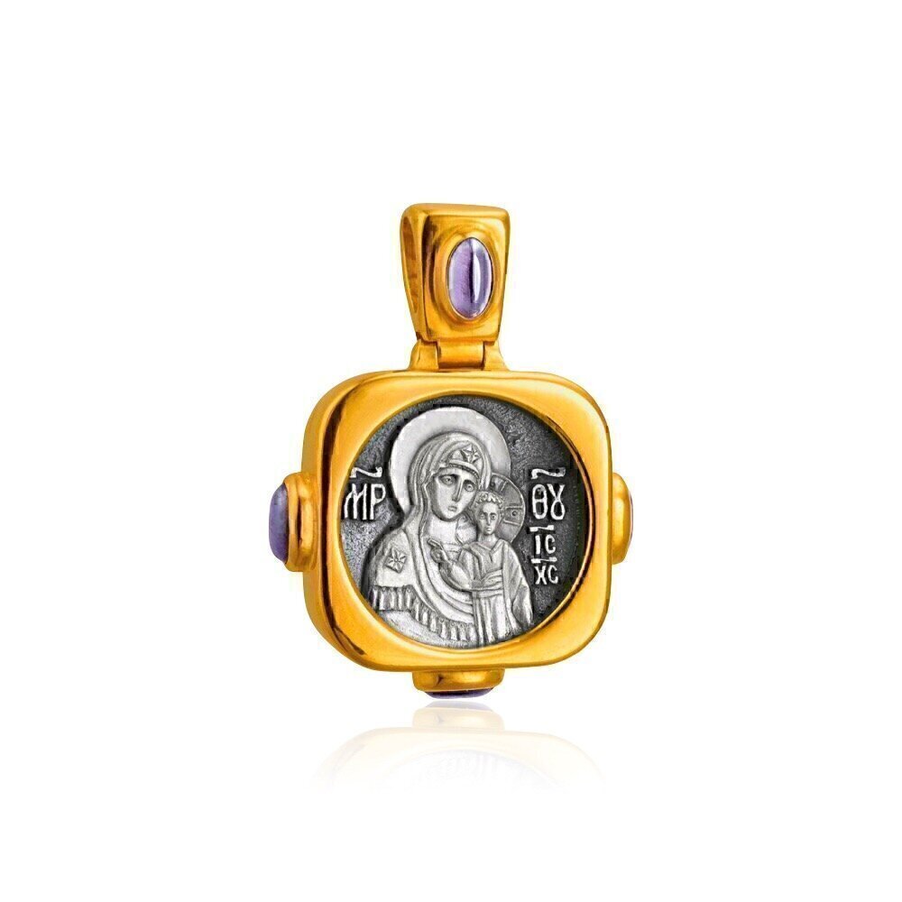Купить Образ из серебра "Божия Матерь Казанская" (35019)