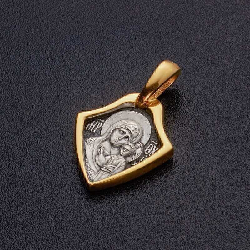 Купить Образ из серебра "Божия Матерь Казанская" (3506)
