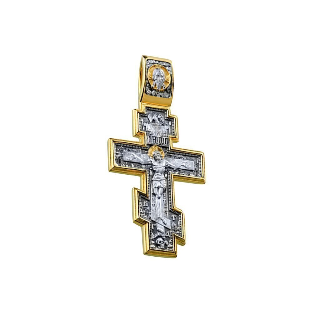 Купить Крест из серебра "Архангел Михаил" (42021)