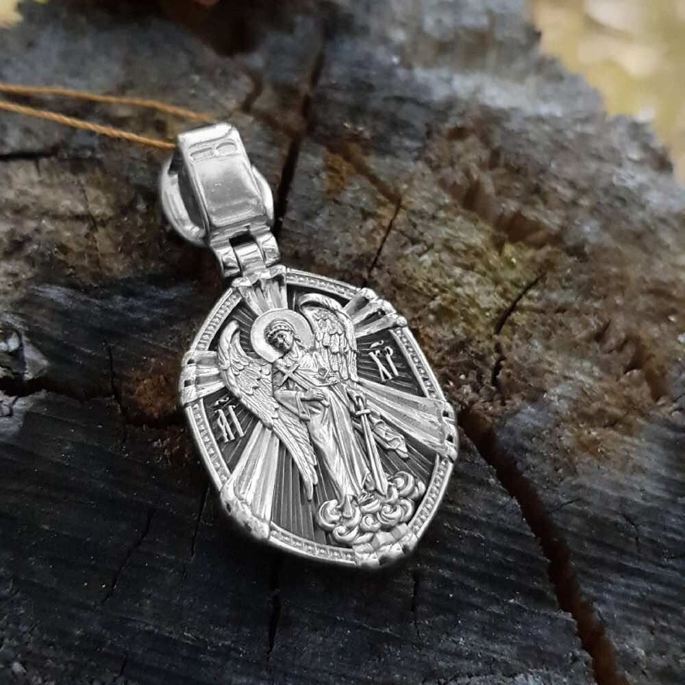 Купить Образ из серебра "Святой Георгий Победоносец" (52372)