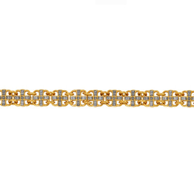 картинка Браслет из серебра "Знамение Победы" (12400) 