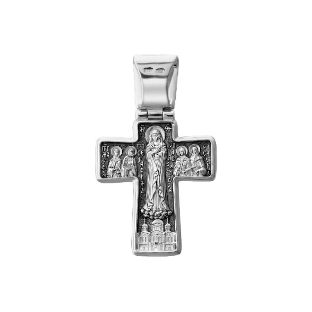 Купить Крест из серебра "Дивеевский" (42187)