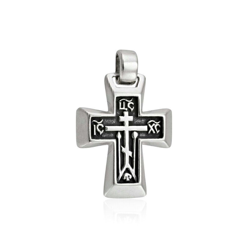 Купить Крест из серебра "Строгий" (2505)