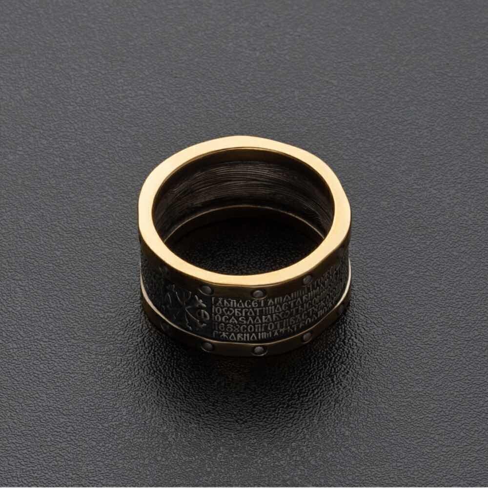 Купить Кольцо из серебра "Псалом 22" (32359)