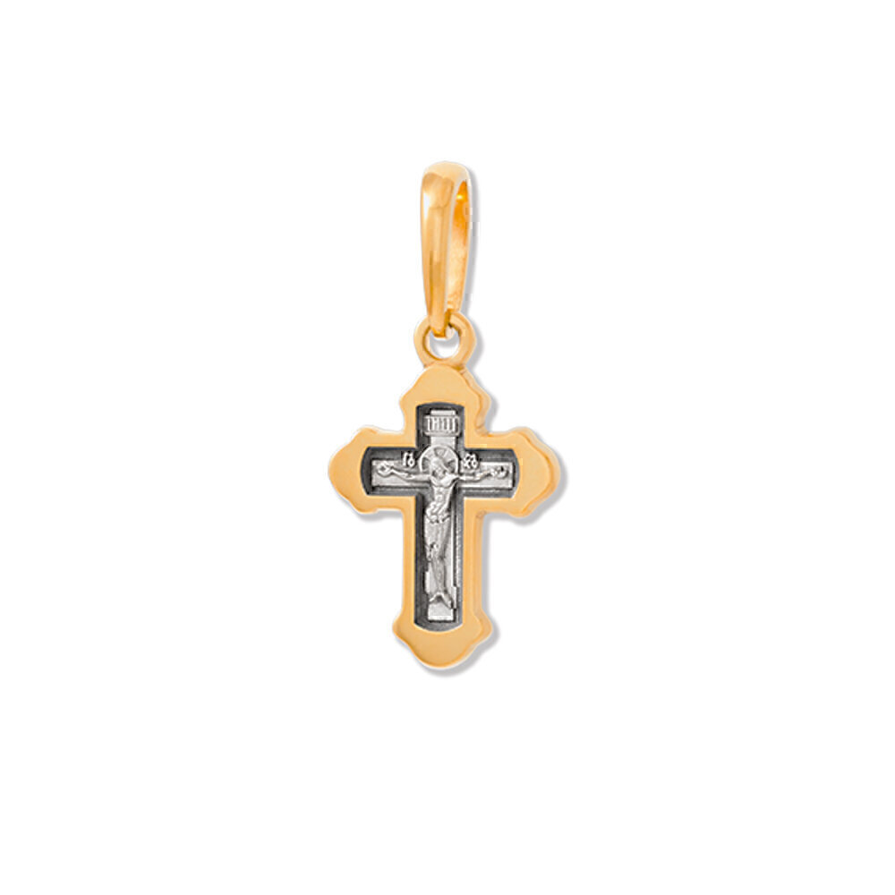 Купить Крест из серебра с позолотой (2675)