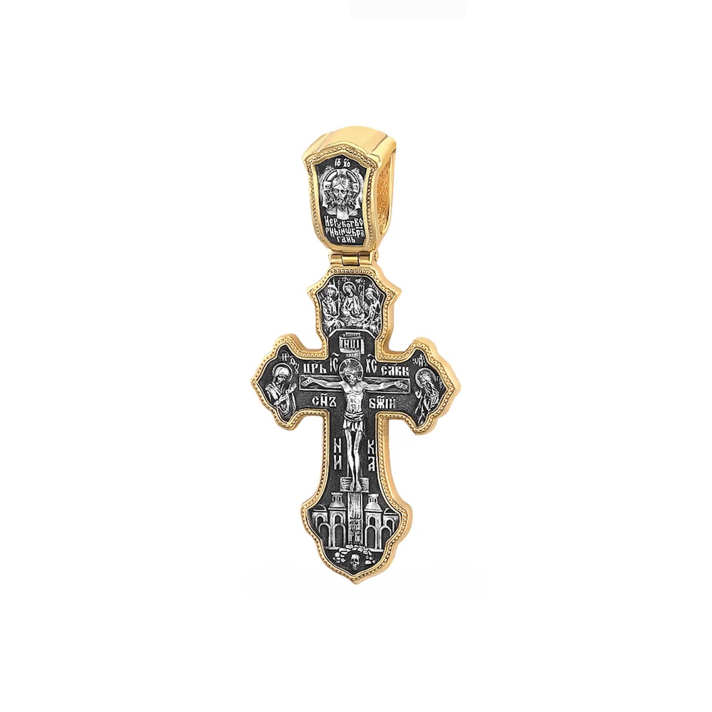 Купить Крест из серебра "Архангел Михаил" (42886)