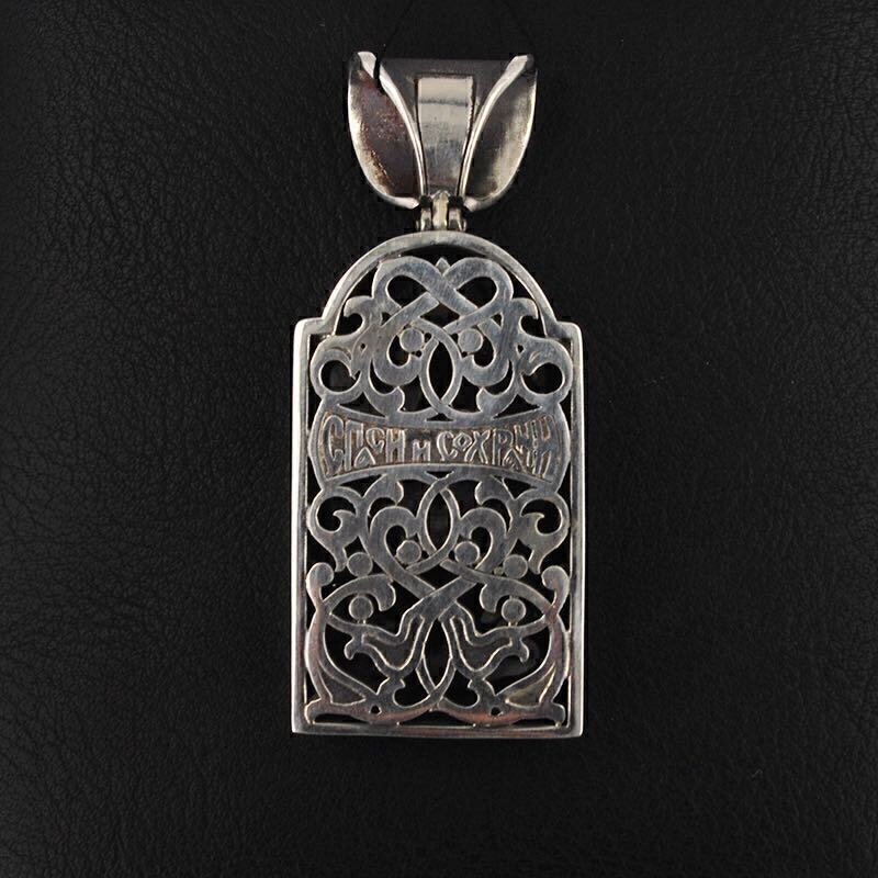 Купить Образ из серебра "Святой Георгий Победоносец" (52556)