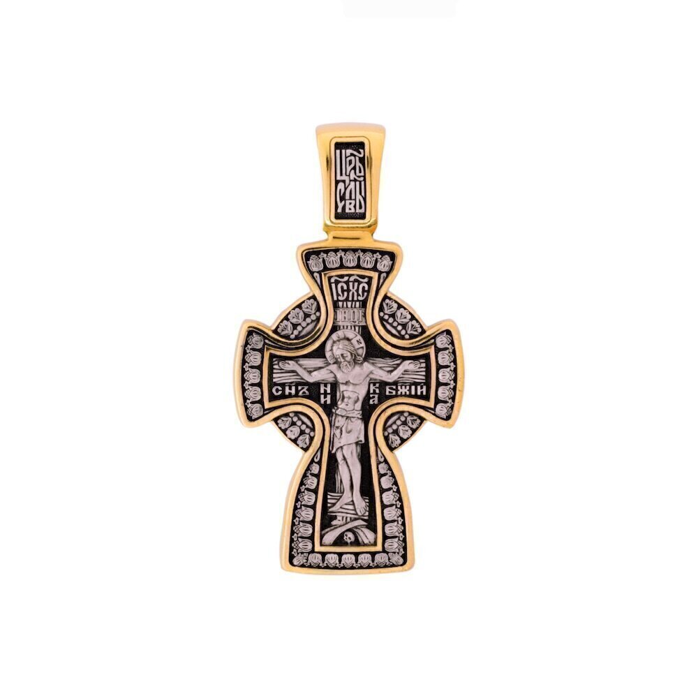 Купить Крест из серебра "Божия Матерь Знамение" (42863)