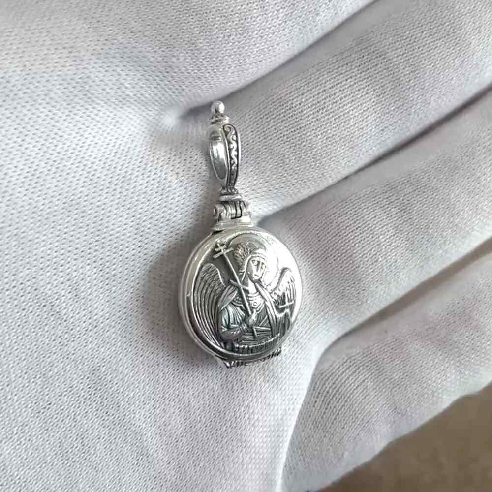 Купить Ладанка из серебра "Ангел Хранитель" (52883)