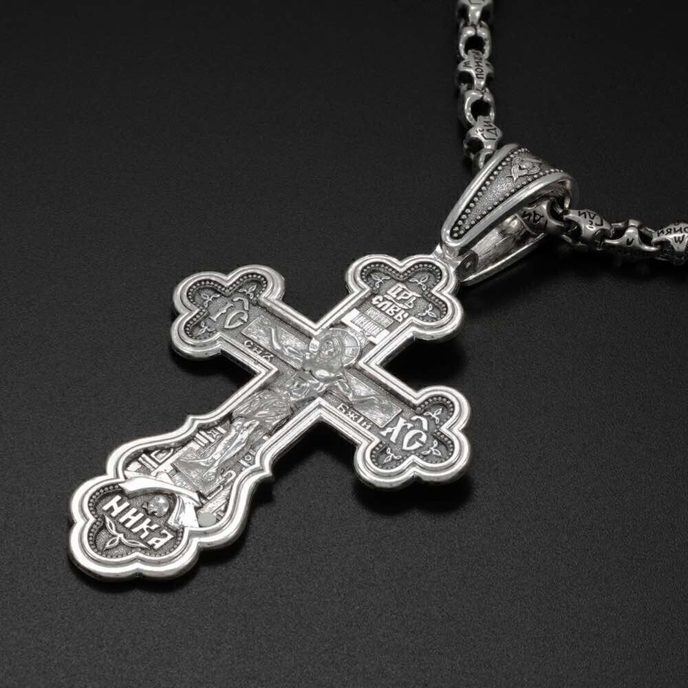 Купить Крест из серебра "Животворящему Кресту" (42899)