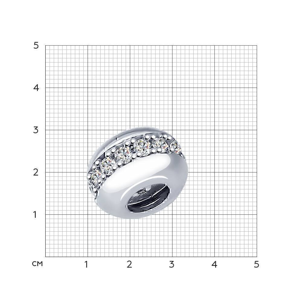 Купить Шарм из серебра с фианитами (36707)