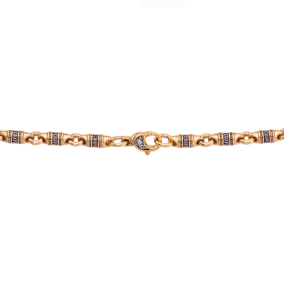 картинка Цепь литая из серебра "Спаси и Сохрани" (92504) 