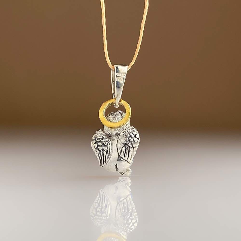 Купить Подвеска из серебра "Ангелок" (52589)