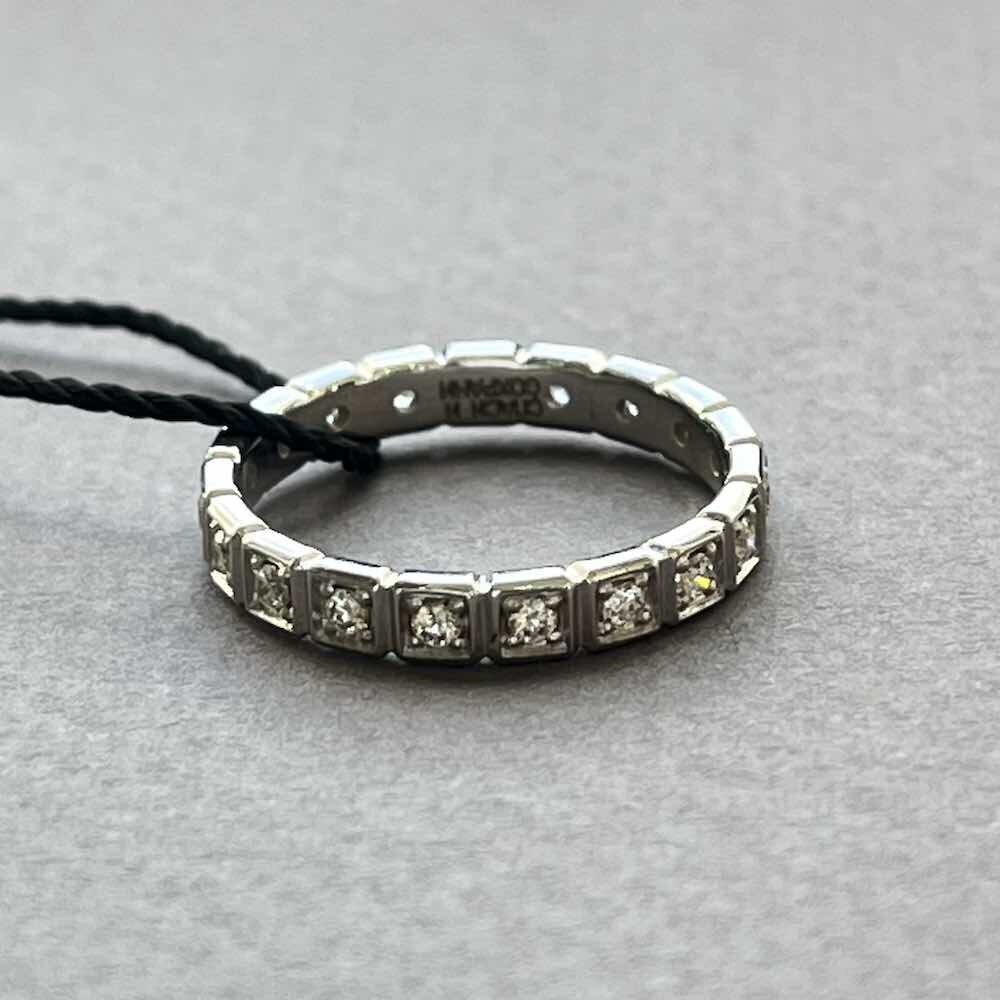 Купить Кольцо из белого золота "Спаси и Сохрани" с бриллиантами (31066)