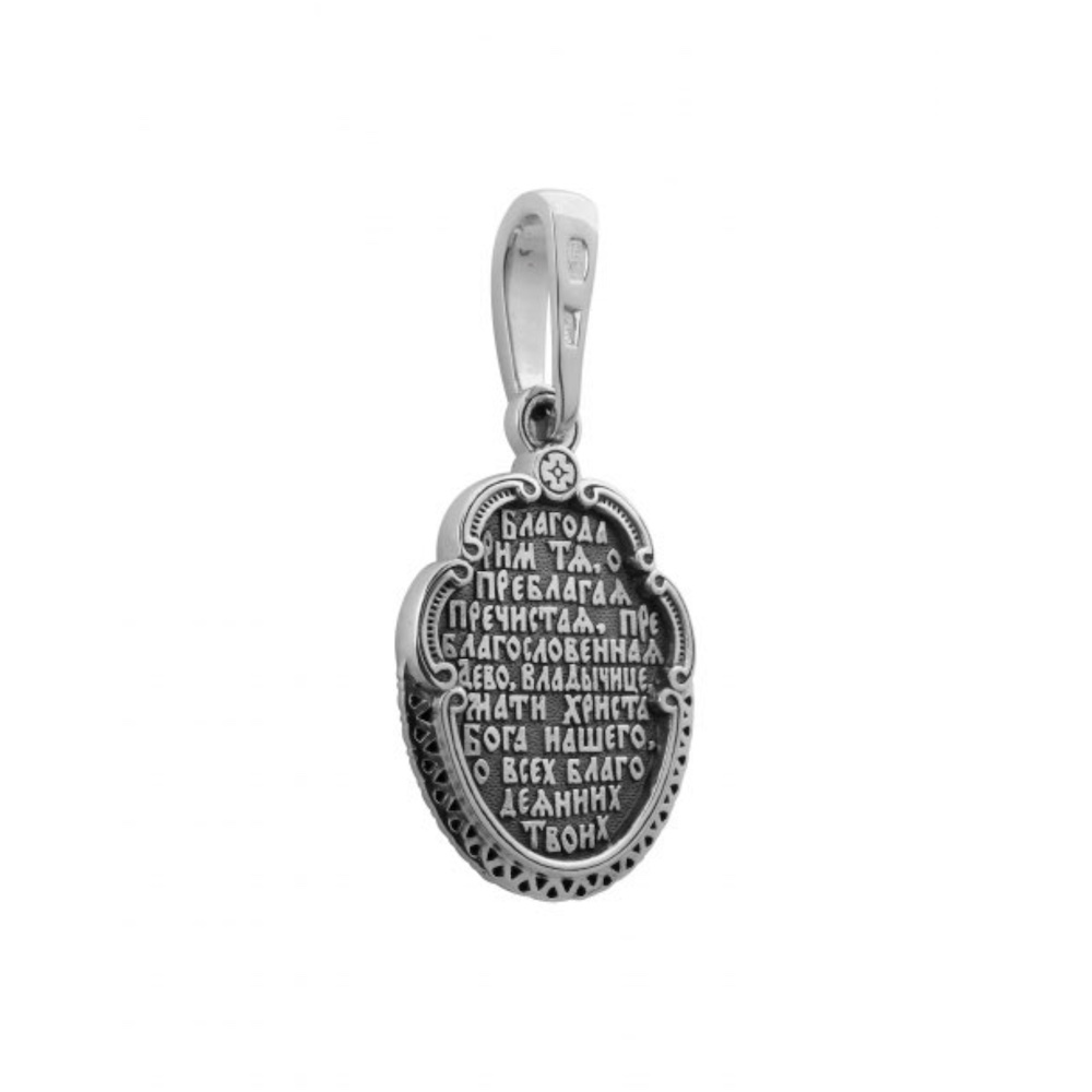 Купить Образ из серебра "Божия Матерь Тихвинская" (52374)