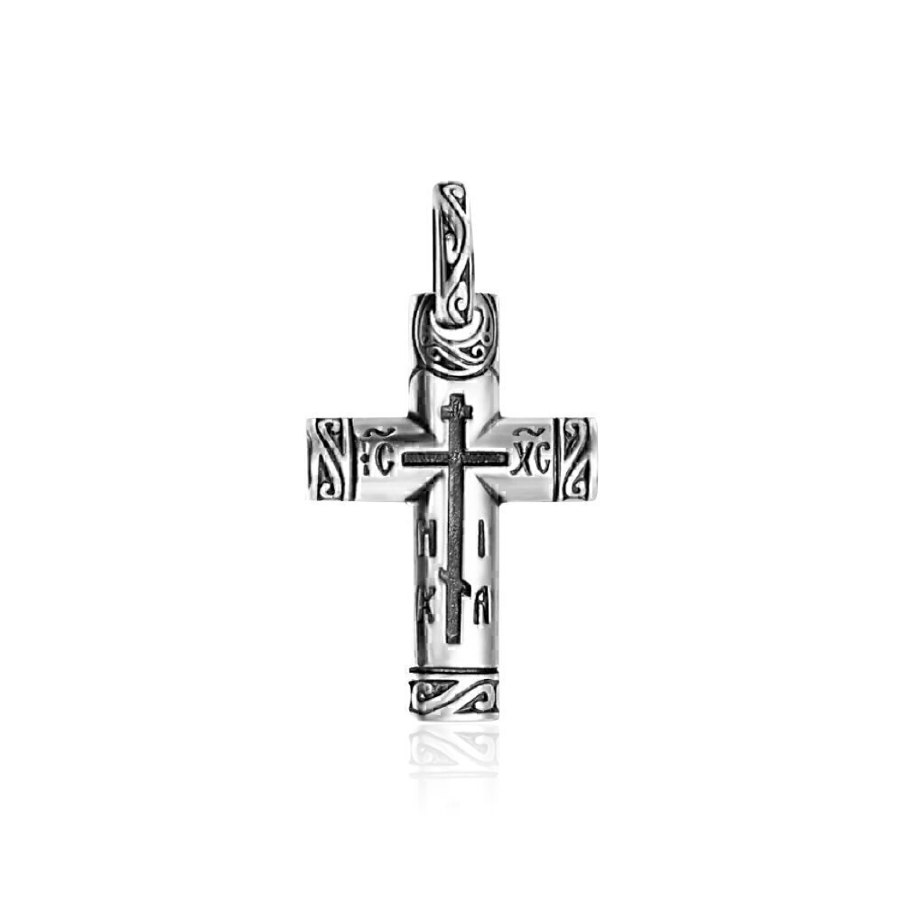 Купить Крест из серебра "Поклонный" (2500) 