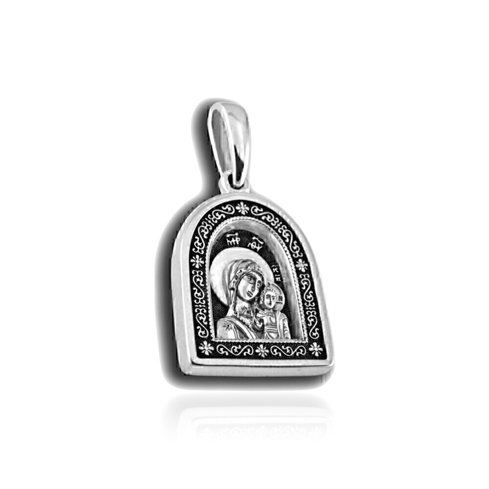 Купить Образ из серебра "Божия Матерь Казанская" (37599)