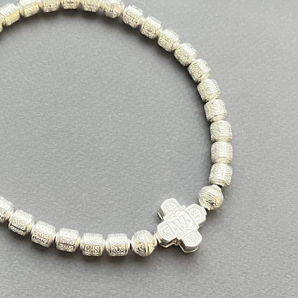 Купить Четки из серебра с крестом (81038)