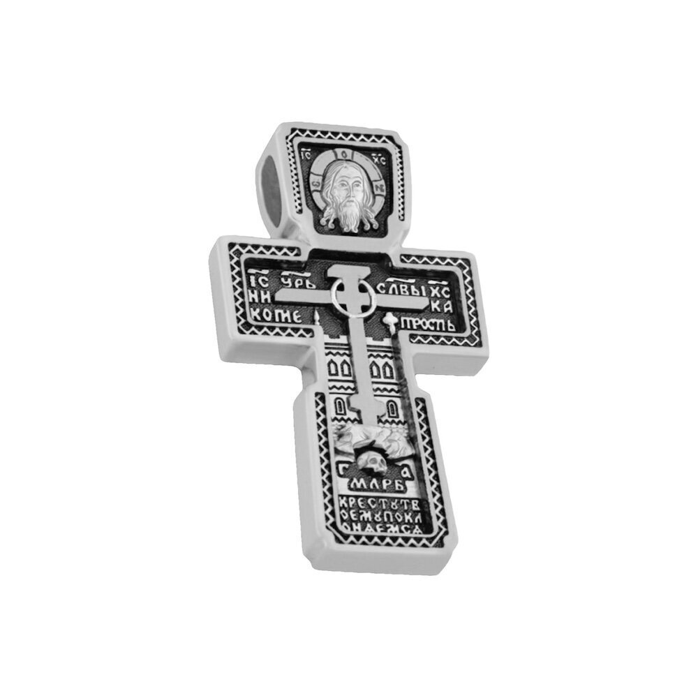 Купить Крест из серебра "Русский Север" (42475)