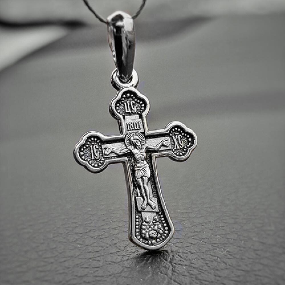 Купить Крест из серебра "Распятие Христово" (42400)