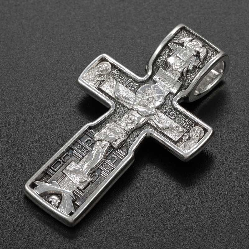 Купить Крест из серебра "Святой Николай Чудотворец" (42826)