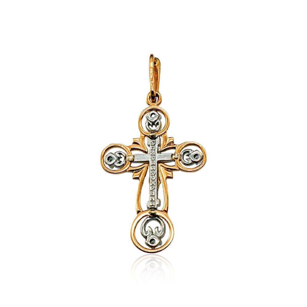 Купить Крест из красного золота с бриллиантами (2015)