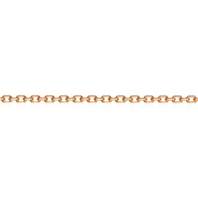 картинка Цепь из красного золота "Ролло удлиненная" (91028) 